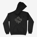Canadiana - Topo Leaf - Dark Hoodie