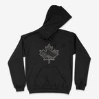Canadiana - Topo Leaf - Dark Hoodie