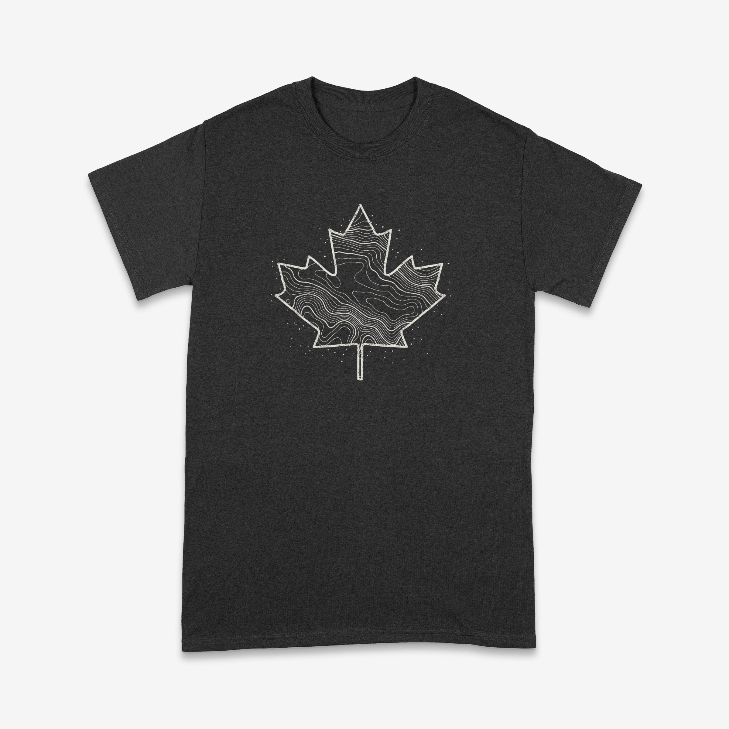 Canadiana - Topo Leaf - Dark T-Shirt
