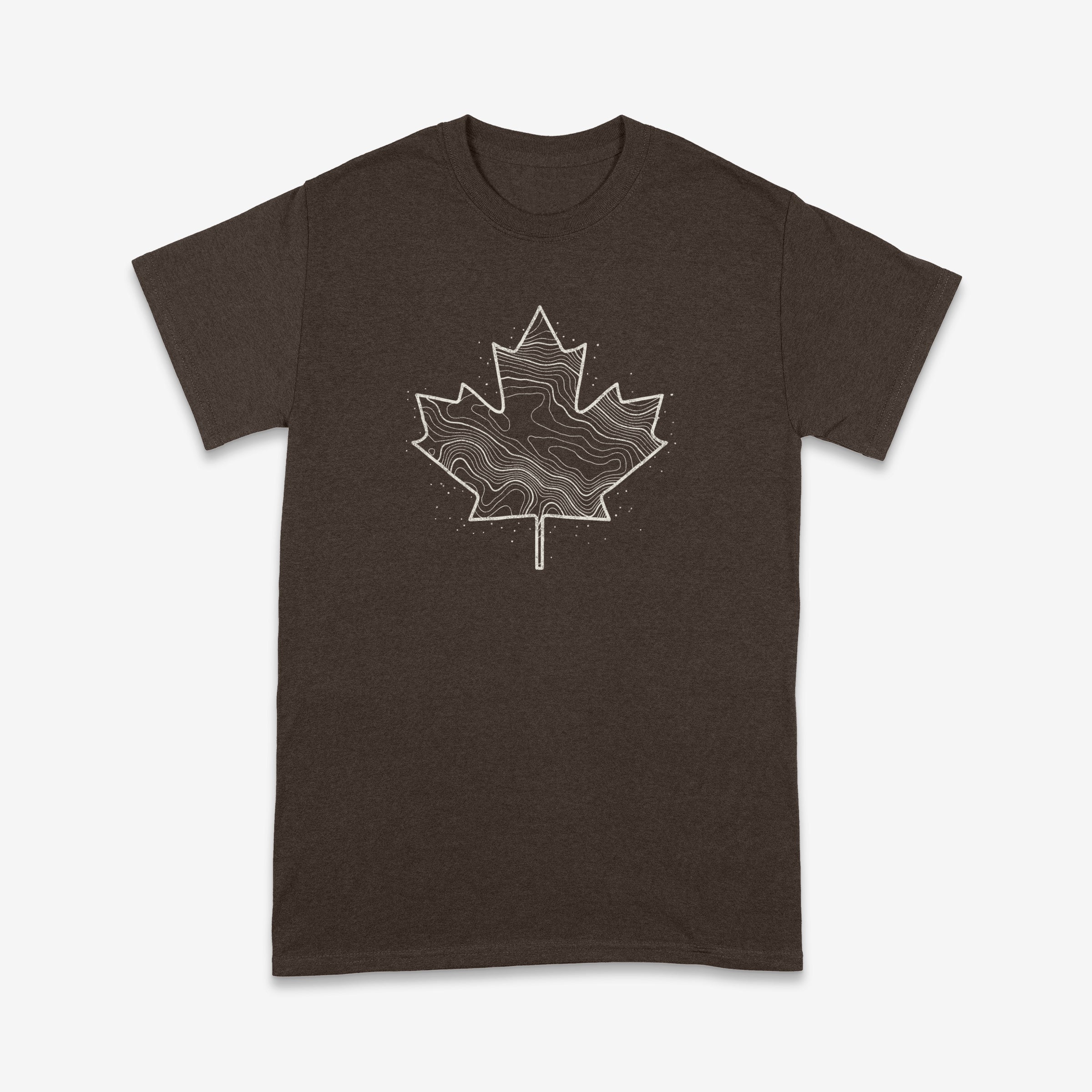 Canadiana - Topo Leaf - Dark T-Shirt