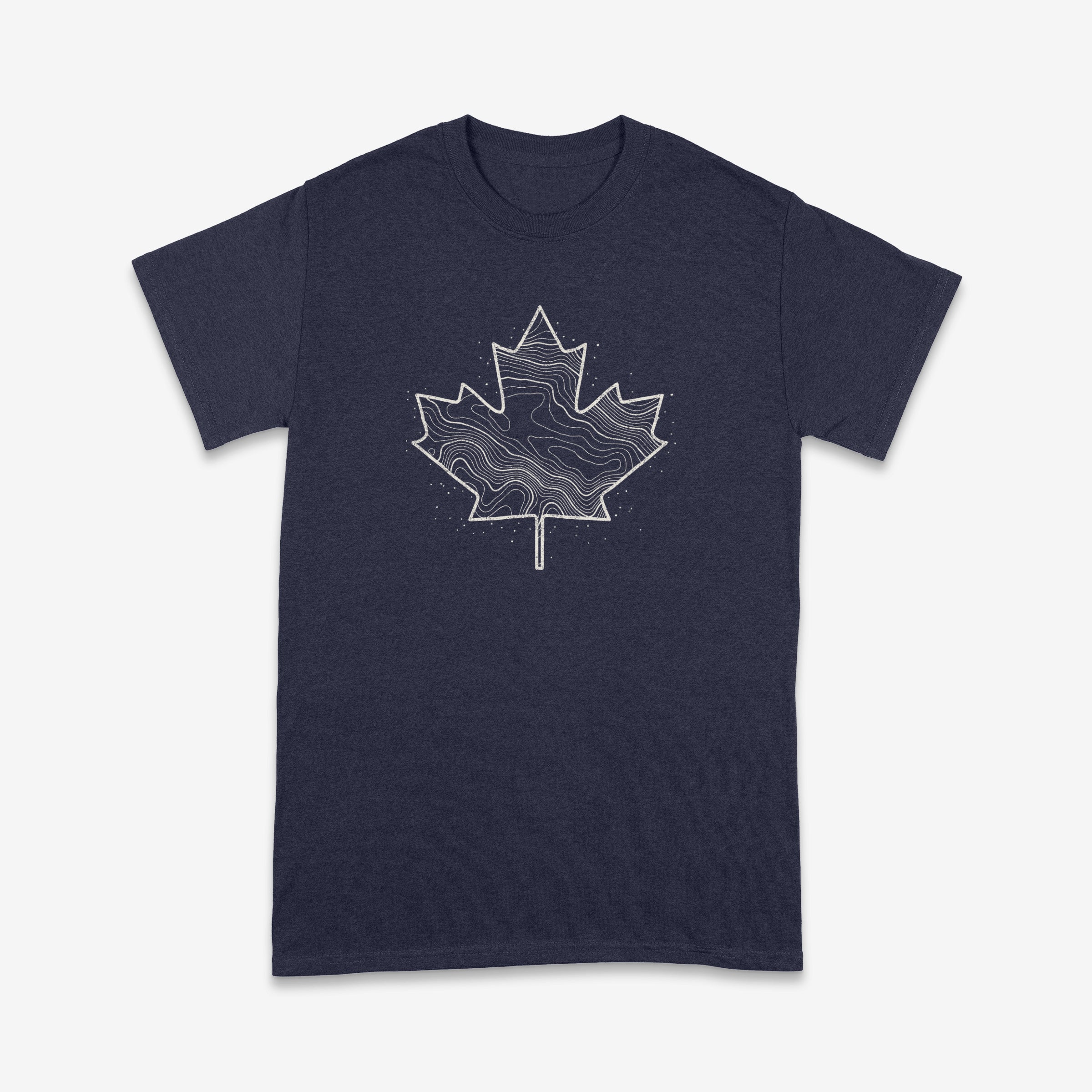 Canadiana - Topo Leaf - Dark T-Shirt