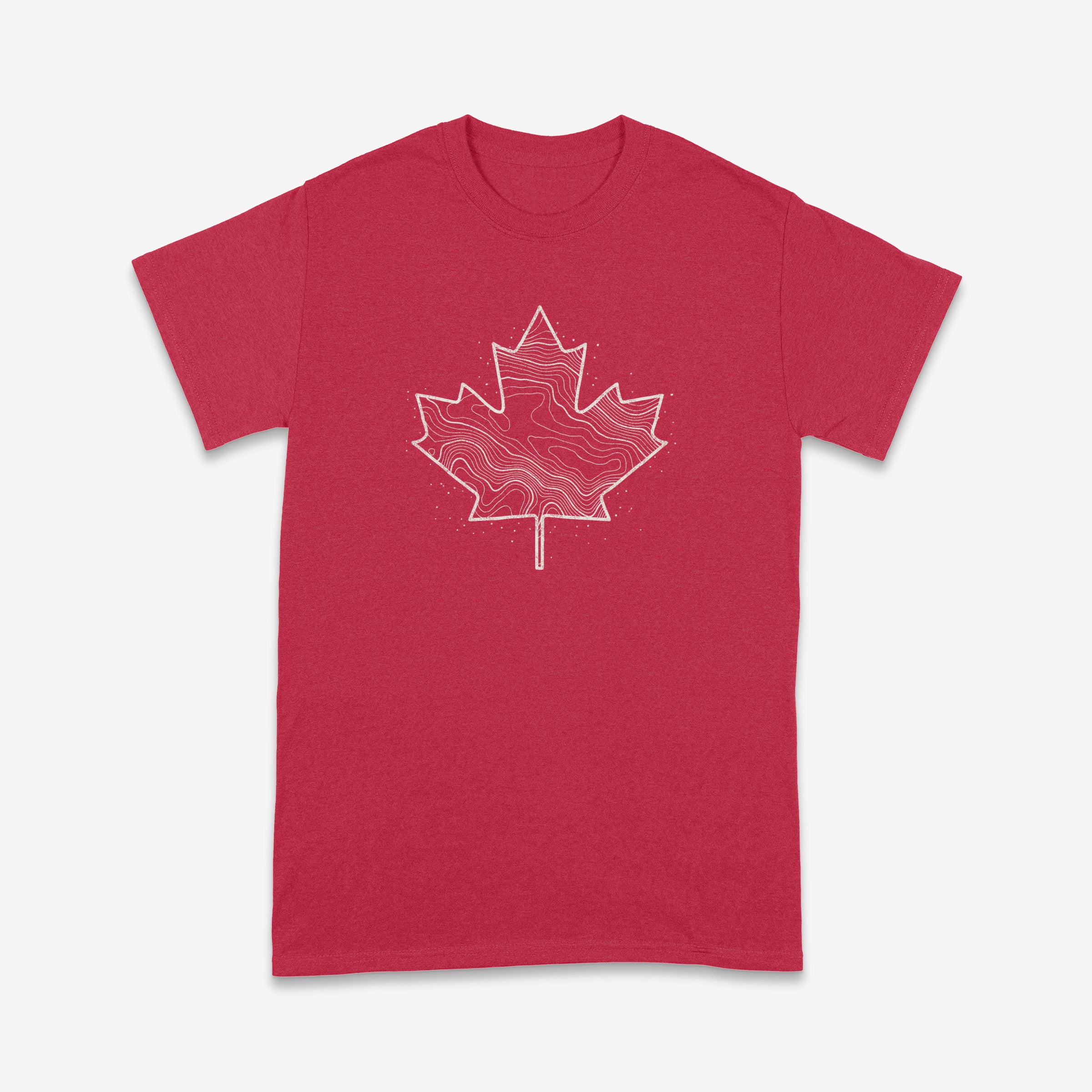 Canadiana - Topo Leaf - Dark T-Shirt