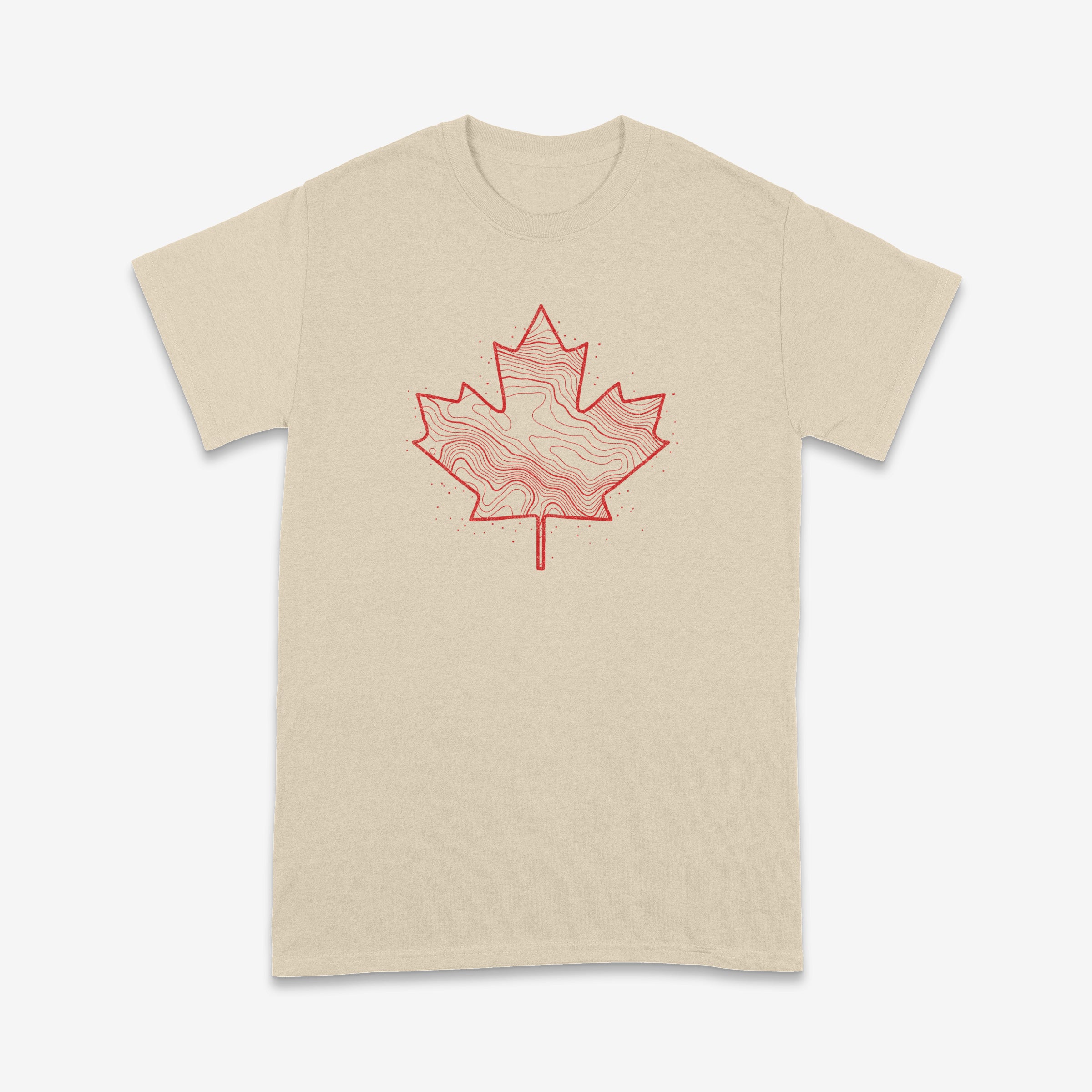 Canadiana - Topo Leaf - Light T-Shirt