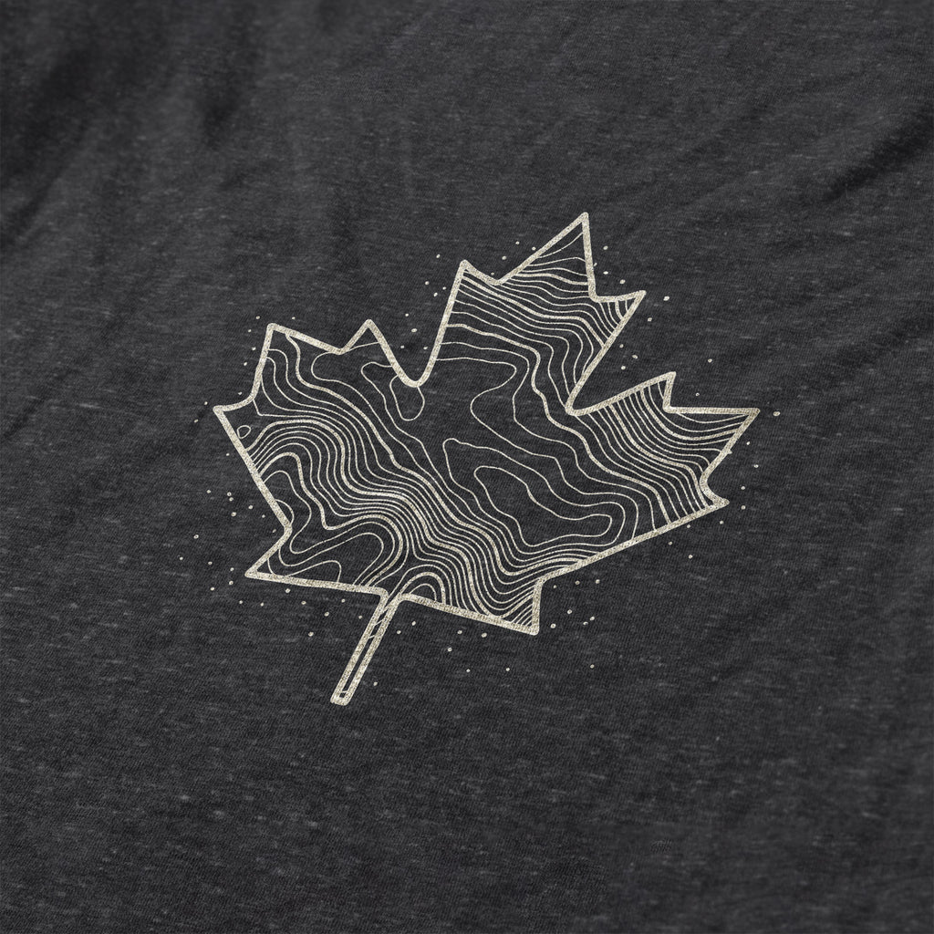Canadiana - Topo Leaf - Dark T-Shirt